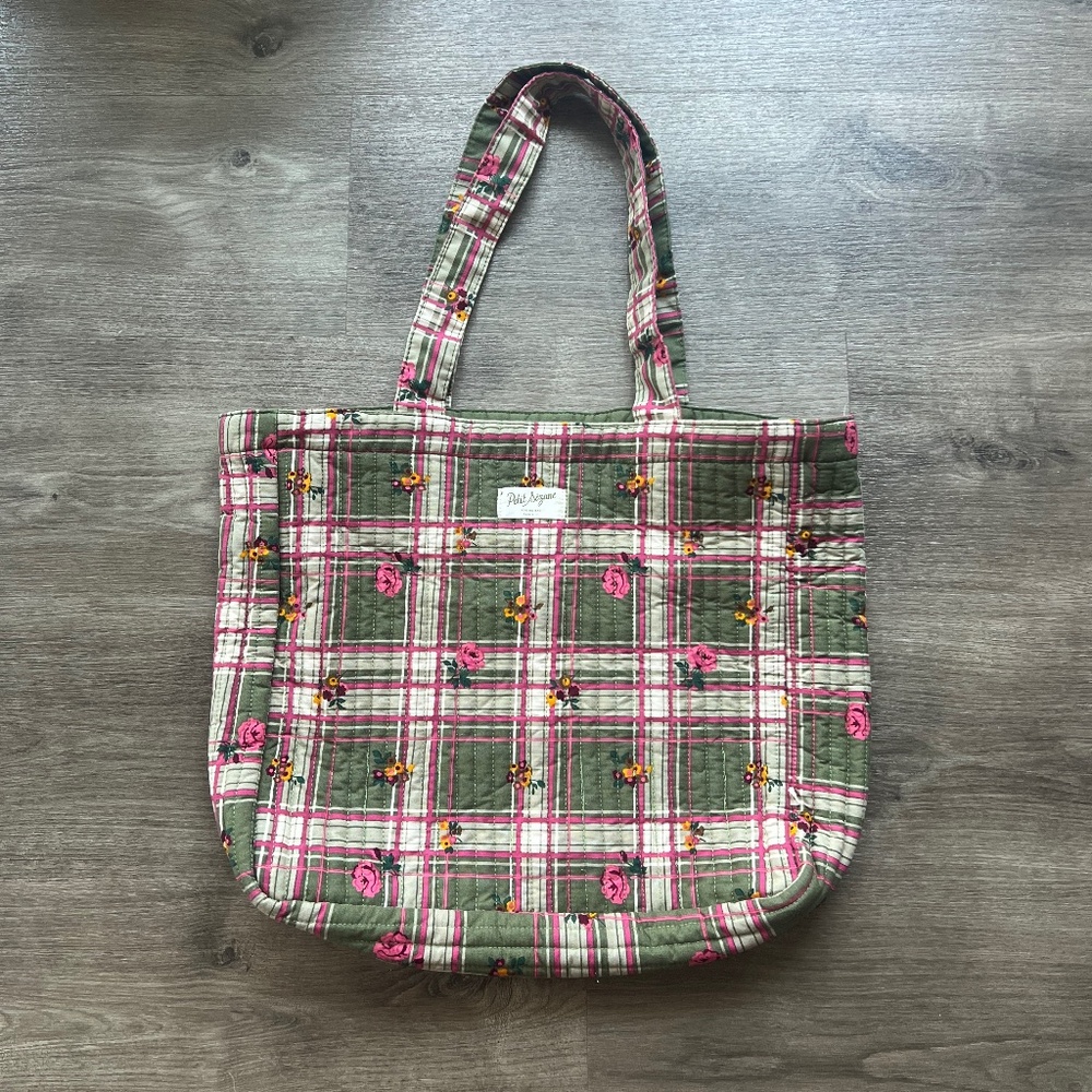 NWT Petite Sezane Quilted Tote